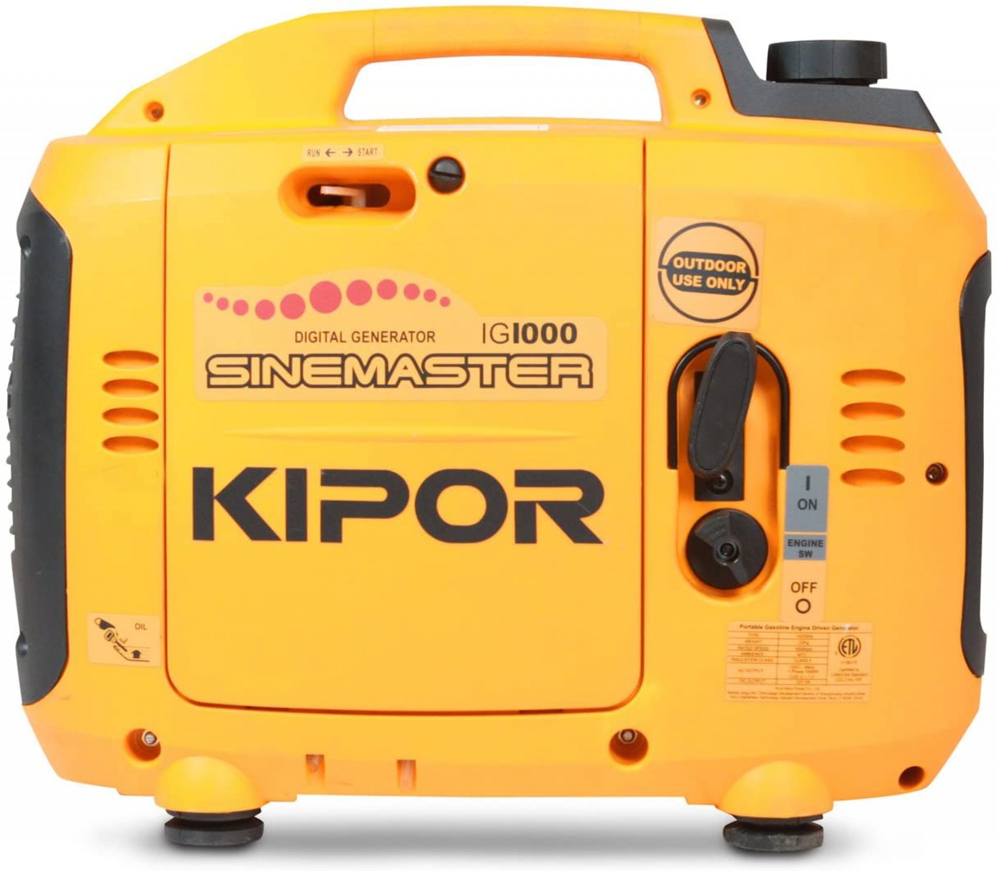 Kipor Sinemaster IG1000 Benzine Generator - Draagbaar Stopcontact