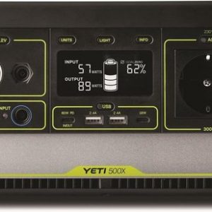 Goal Zero Yeti 500X – Draagbare Powerstation – AC poort 300 Watt – 1200 Watt piek – USB C