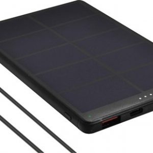 Pro-User Powerbank – 10.000mAh – Solar – zonnepaneel – Quick Charge 3.0 – USB-C PD